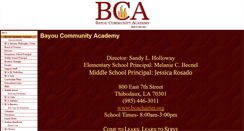 Desktop Screenshot of bcacharter.org